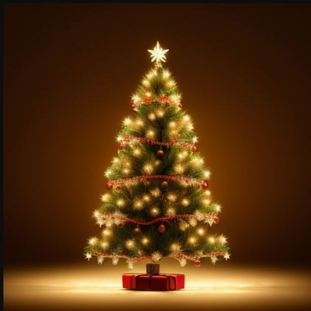 Cara Membuat Pohon Natal dari Bambu